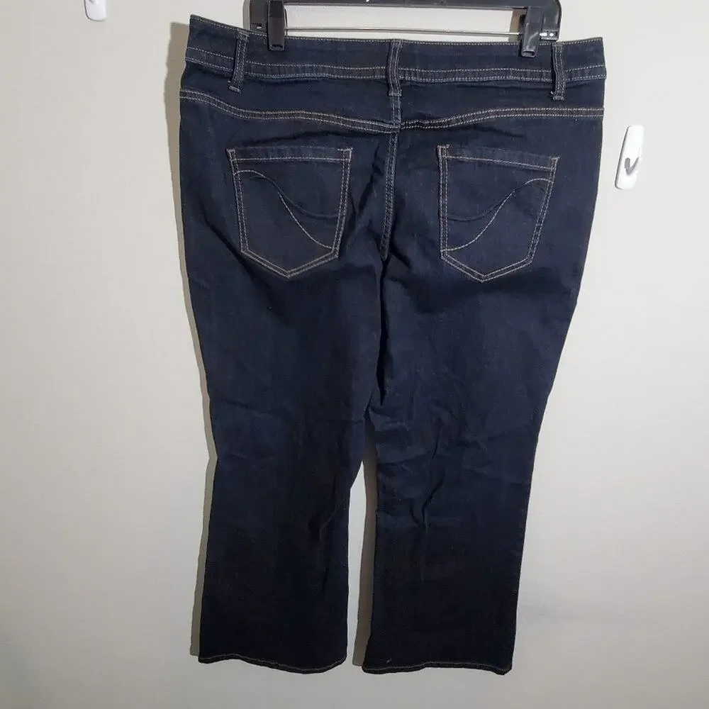 Lane bryant genius‎ fit bootcut jeans plus 18 short